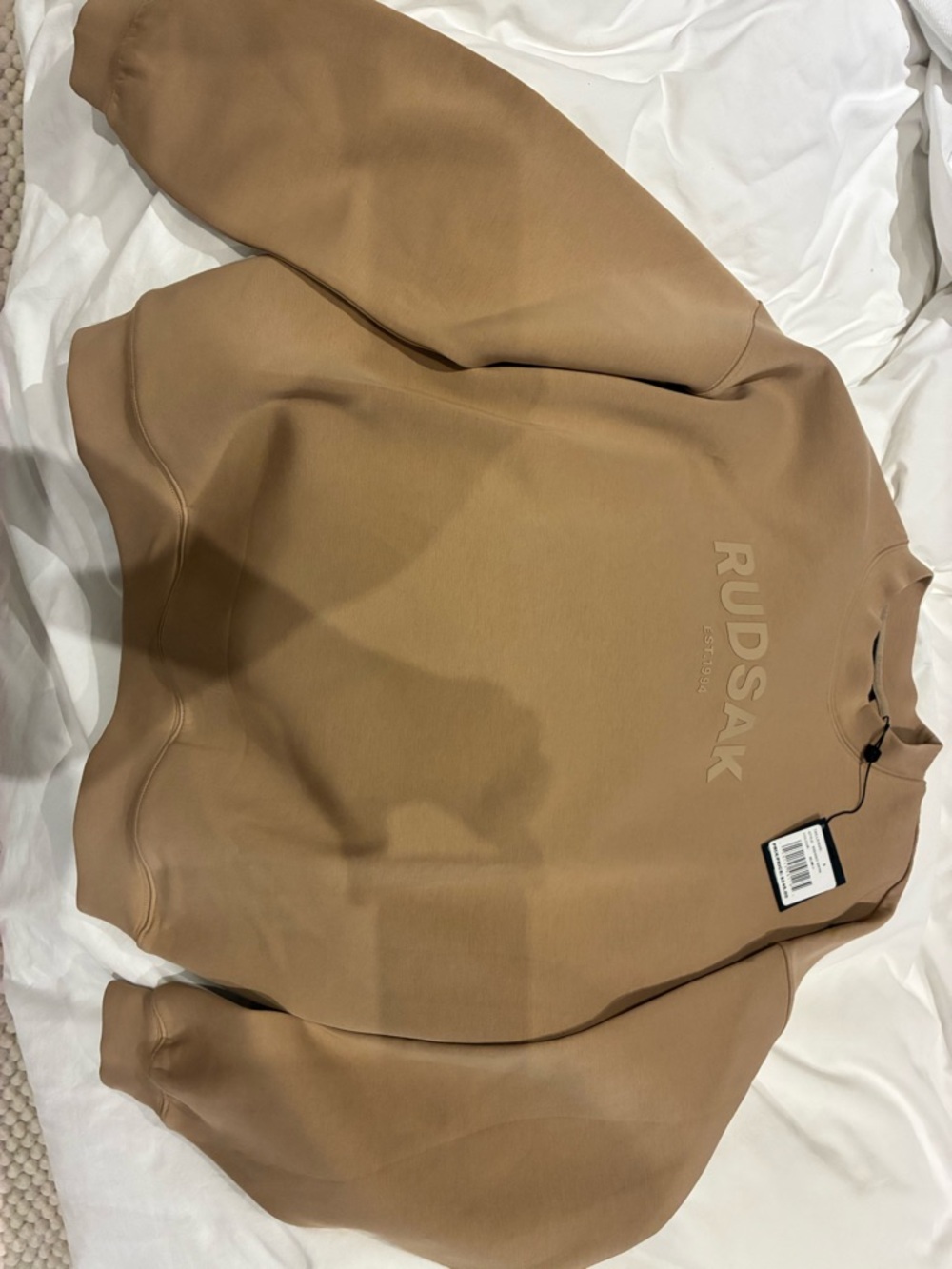 RUDSAK Almond/Tan Logo Crewneck Sweatshirt